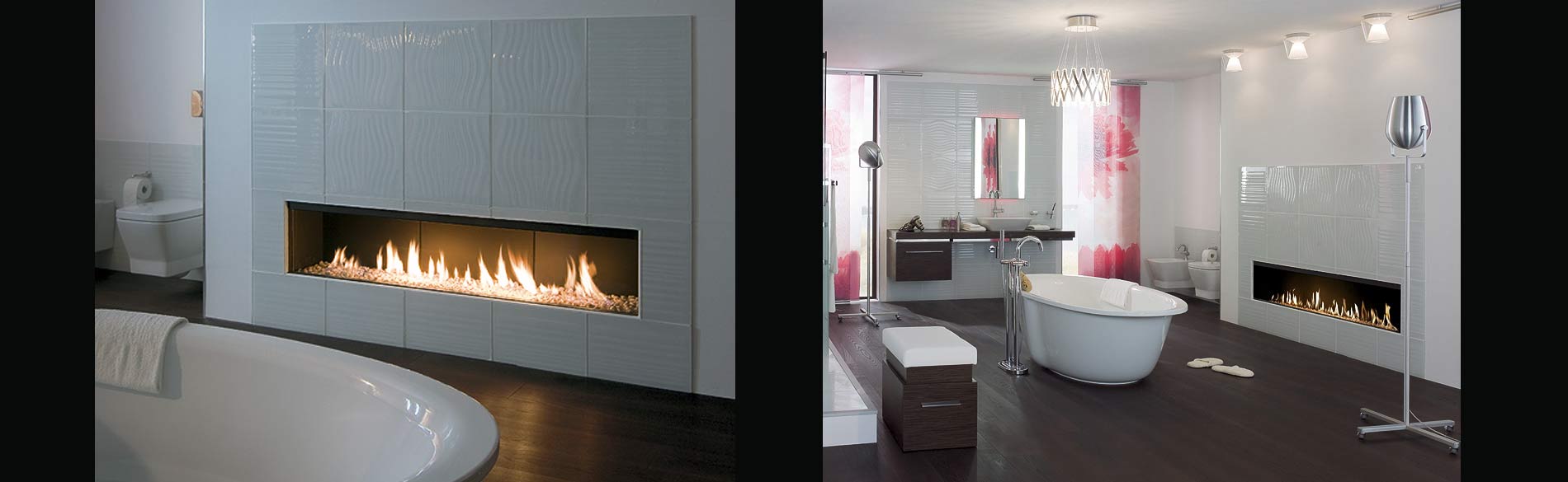 Moderne Kaminarchitektur - Gaskamine